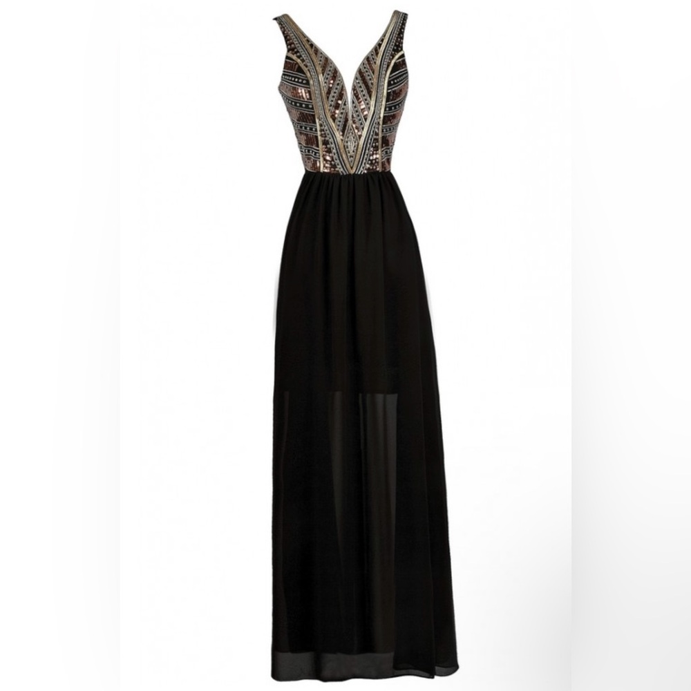 Elegant Black Maxi Dress